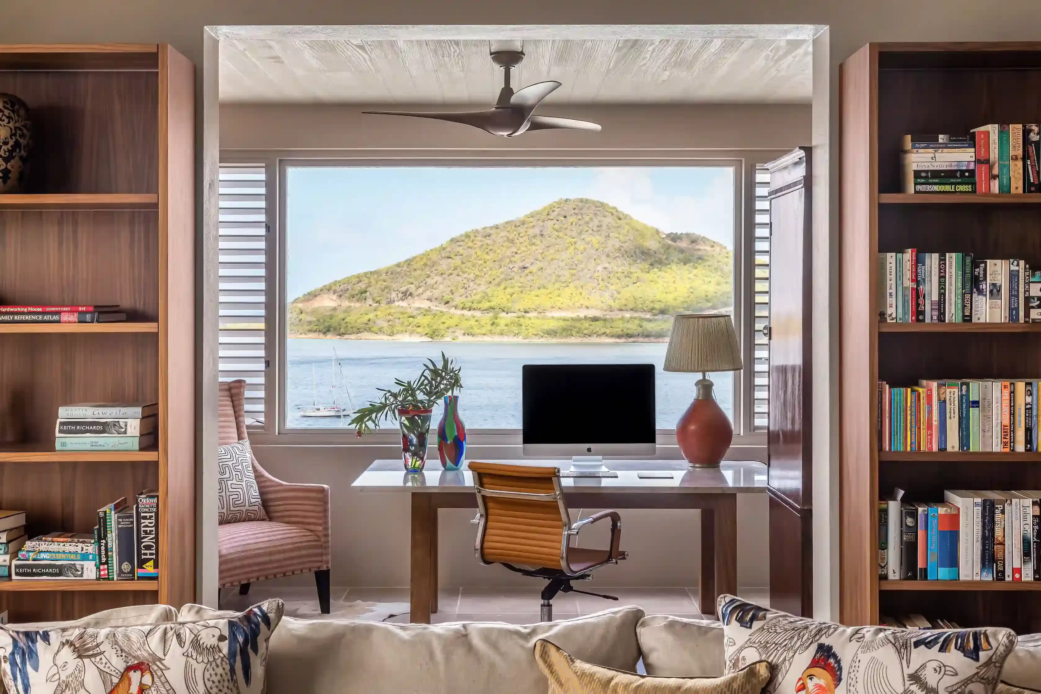 Villa Papillon Antigua by Ward with view of sea and island